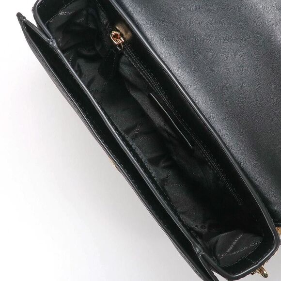 New Michael Kors Carmen Medium Convertible Shoulder Bag Black - Picture 5 of 8